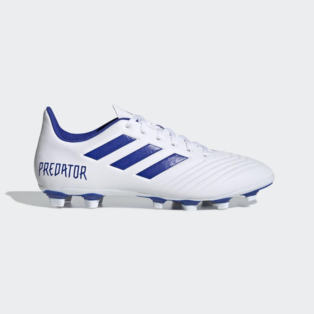 Ghete Fotbal Adidas Predator 19.4 Flexible Ground Barbati Romania - Albi/Albastri D97959